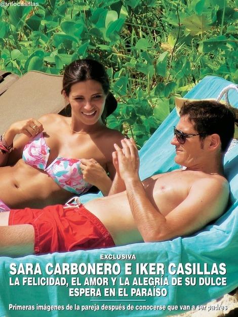 Sara Carbonero in a bikini