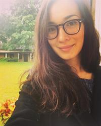 Celina Jade taking a selfie