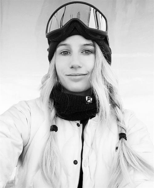 Anna Gasser taking a selfie