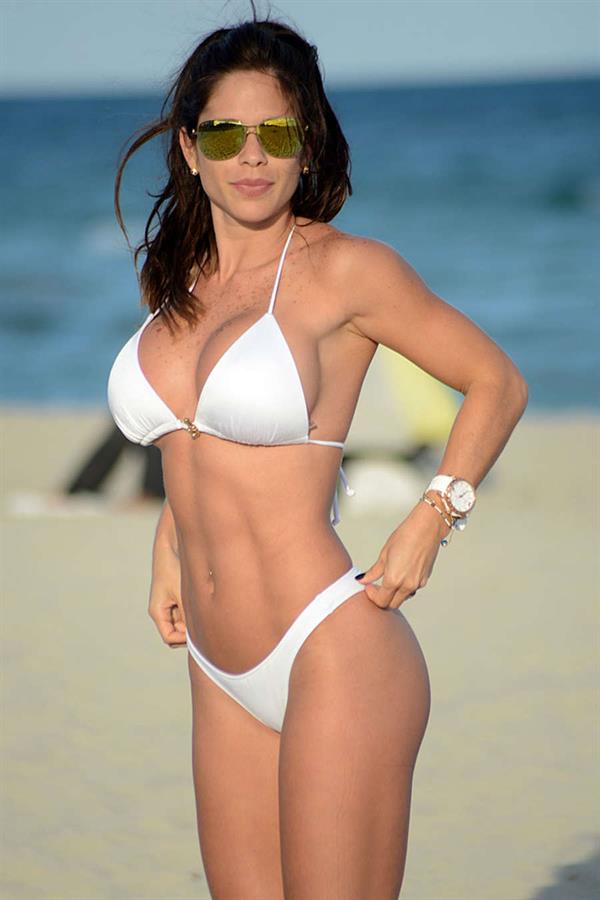 Michelle Lewin in a bikini