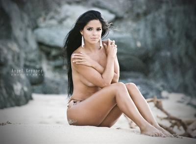 Michelle Lewin in a bikini