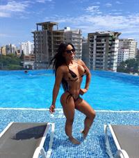 Yarishna Ayala Otero in a bikini