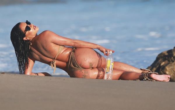 Jessica Cribbon in a bikini
