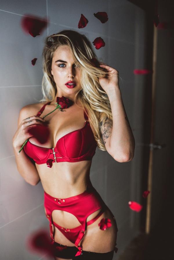 Paige Marie Evans in lingerie