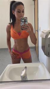 Ashley Kaltwasser in a bikini taking a selfie
