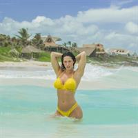 Hope Beel in a bikini