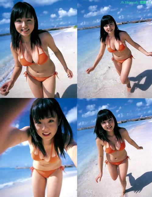 Ai Shinozaki in a bikini