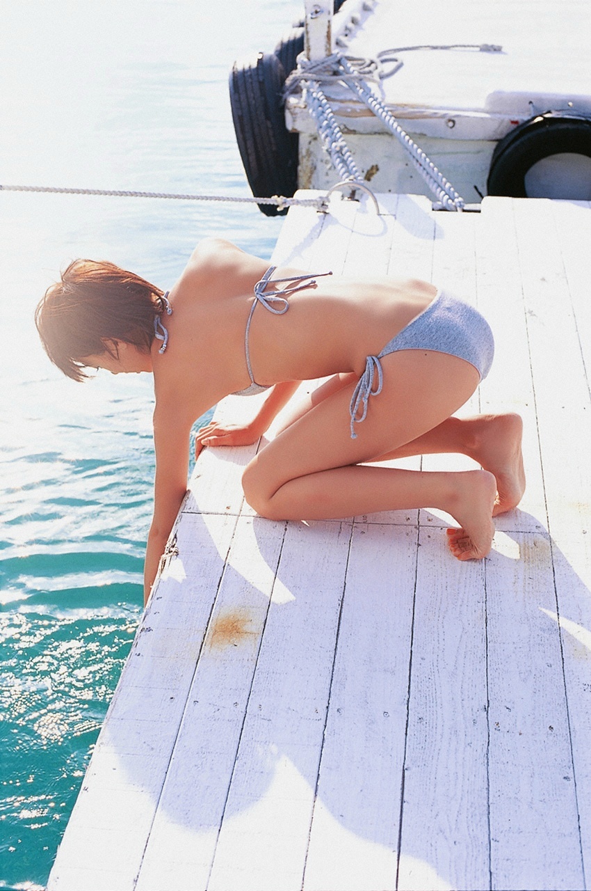 Akina Minami in a bikini