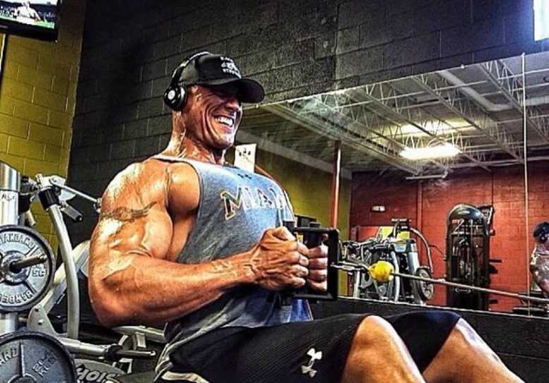 Dwayne Johnson Bodybuilding