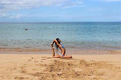 Caitlin Turner in a bikini