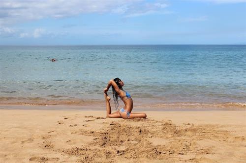 Caitlin Turner in a bikini