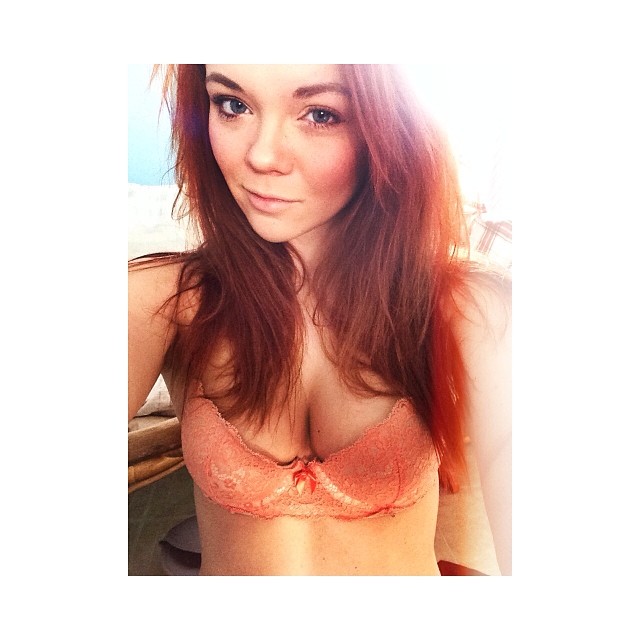 Cara Parrish in lingerie