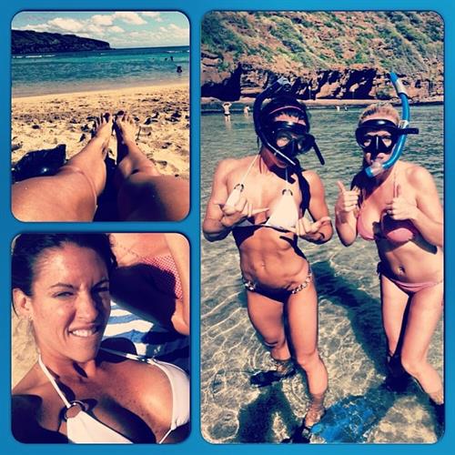 Amanda Latona Kuclo in a bikini