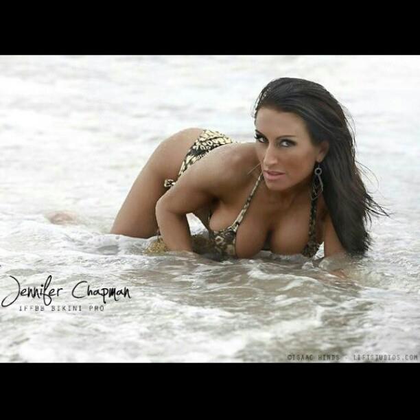 Jennifer Dawn in a bikini