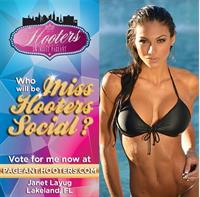 Janet Layug in a bikini