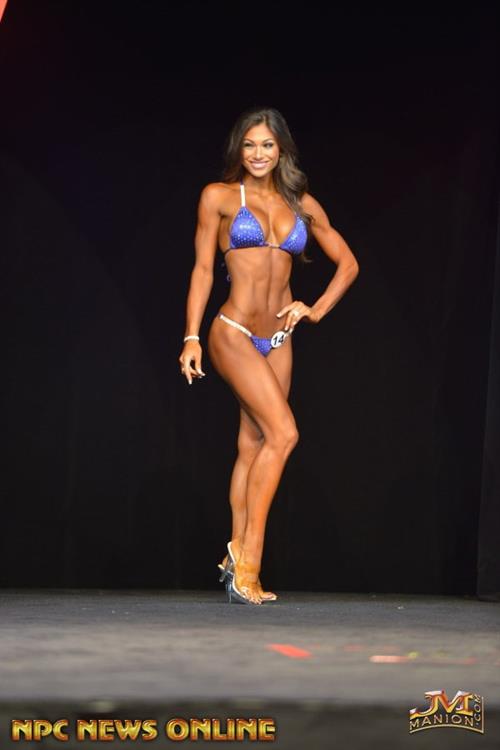 Janet Layug in a bikini