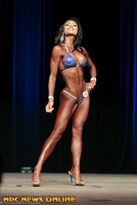 Janet Layug in a bikini