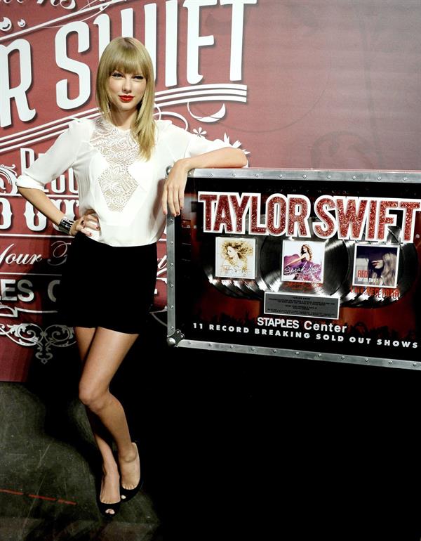 Taylor Swift 'Red' Tour Press Event in LA 8/20/13  