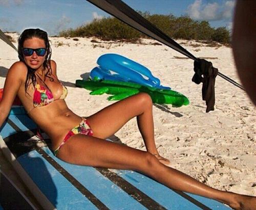 Adriana Lima in a bikini