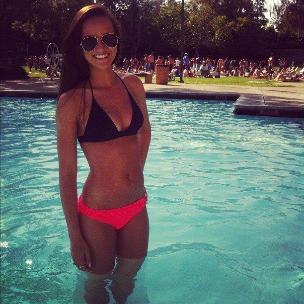 Helen Owen in a bikini