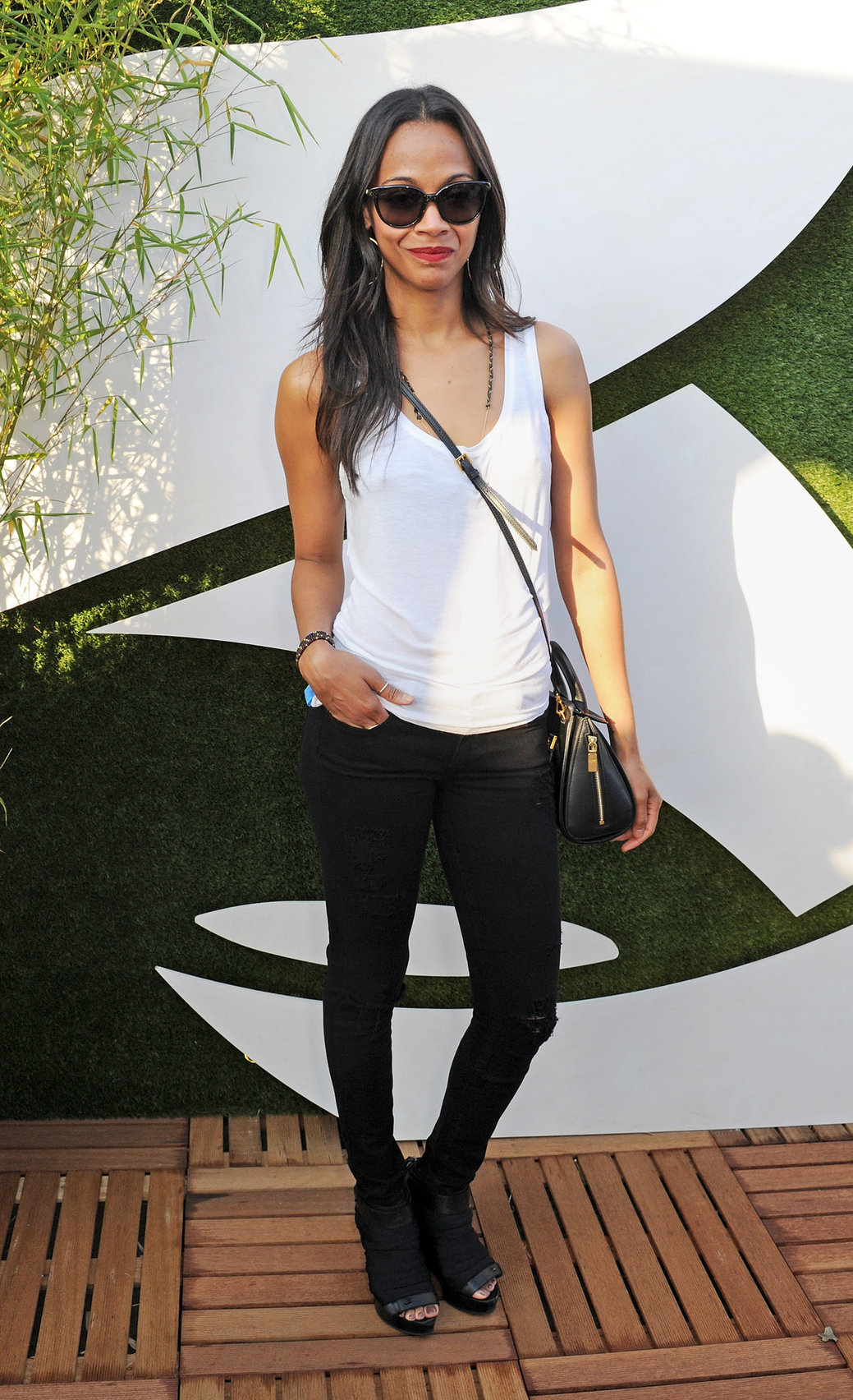Zoe Saldana Barclaycard British Summer Time Concert -- London, Jul. 13, 2013 