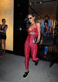 Rihanna - Shows off her toned physique in London in a $198 Adidas Originals Opening Ceremony (19.07.2013) 