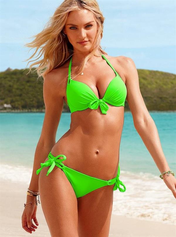 Candice Swanepoel in a bikini