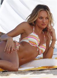 Candice Swanepoel in a bikini