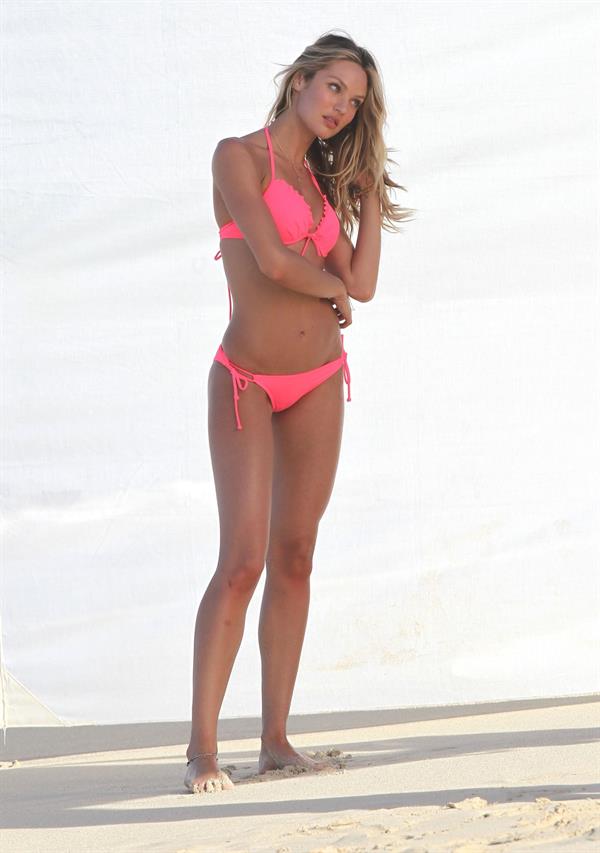 Candice Swanepoel in a bikini
