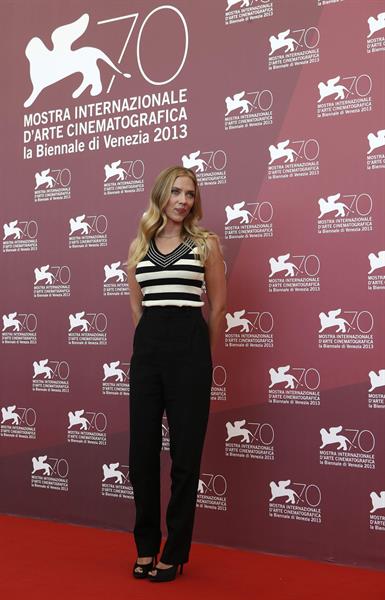 Scarlett Johansson Under The Skin Photocall in Venice 9/3/2013 