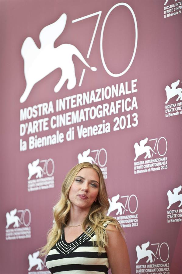 Scarlett Johansson Under The Skin Photocall in Venice 9/3/2013 
