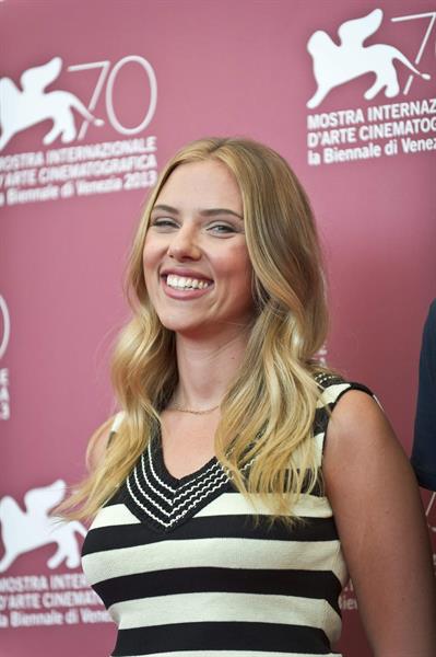 Scarlett Johansson Under The Skin Photocall in Venice 9/3/2013 