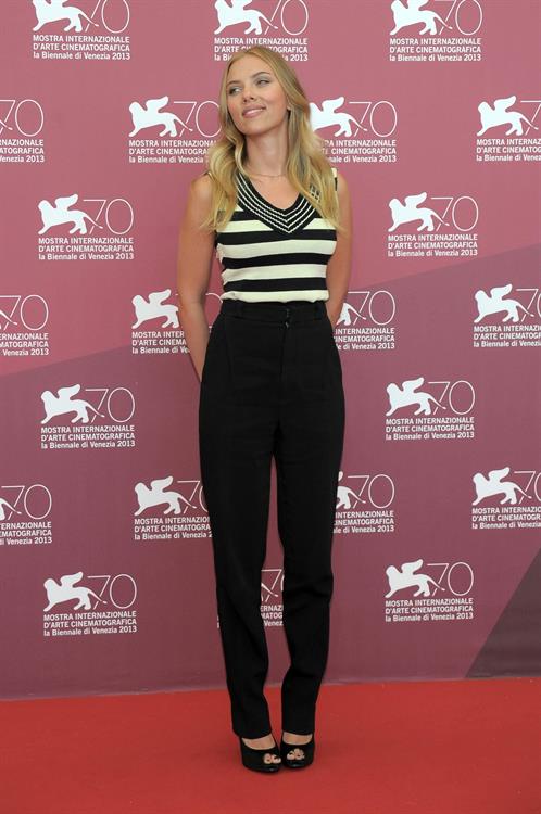 Scarlett Johansson Under The Skin Photocall in Venice 9/3/2013 