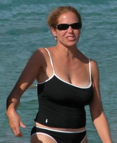 Katie Couric in a bikini