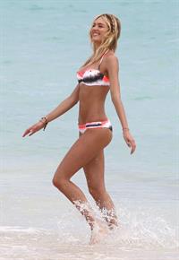 Candice Swanepoel in a bikini