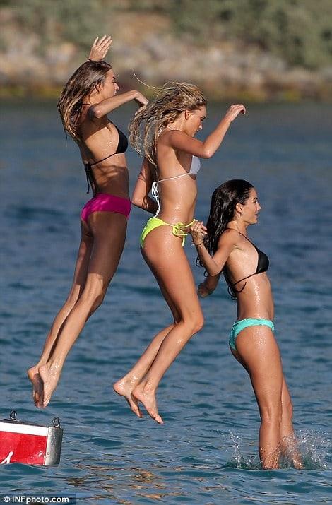 Elsa Hosk in a bikini