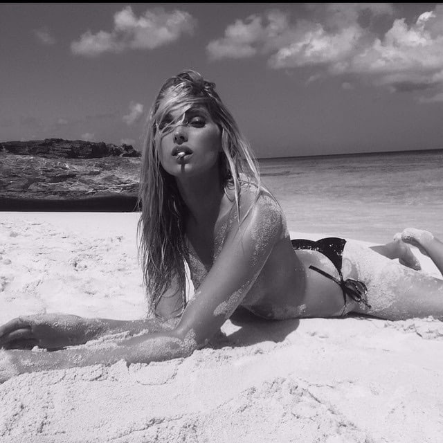 Elsa Hosk in a bikini