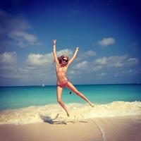 Elsa Hosk in a bikini