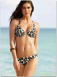 Hilary Rhoda in a bikini
