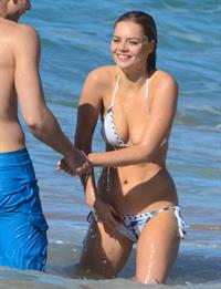 Samara Weaving in a bikini
