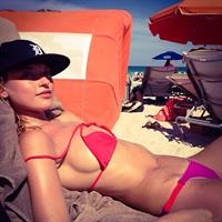 Martha Hunt in a bikini