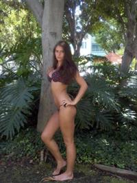 Tierra Lee in lingerie