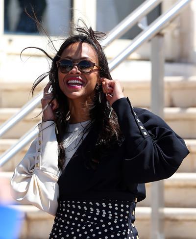 Zoe Saldana - 66th Cannes Film Festival 5/20/13  