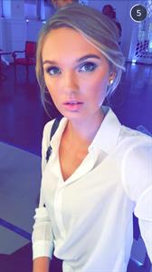 Romee Strijd taking a selfie