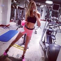 Romee Strijd taking a selfie