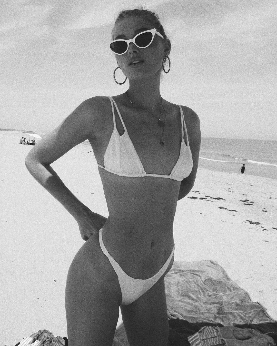 Elsa Hosk in a bikini