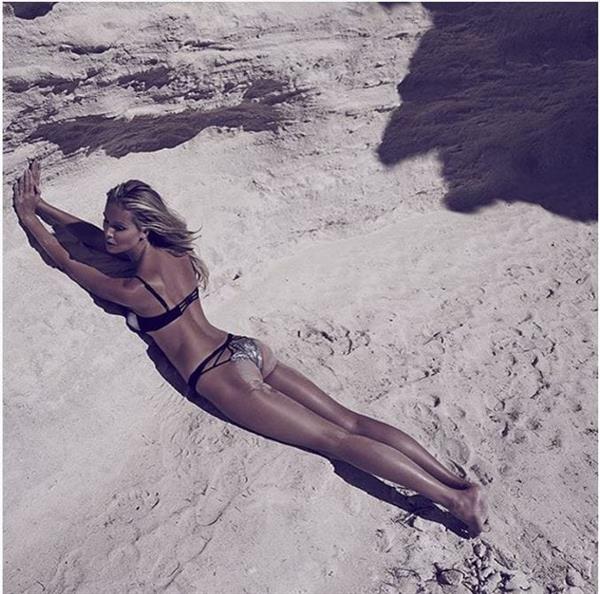 Monica Hansen in a bikini