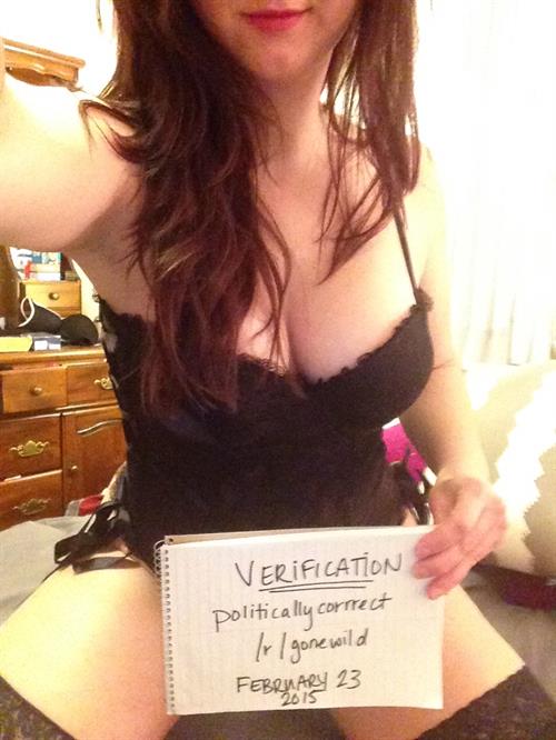 Anonymous in lingerie