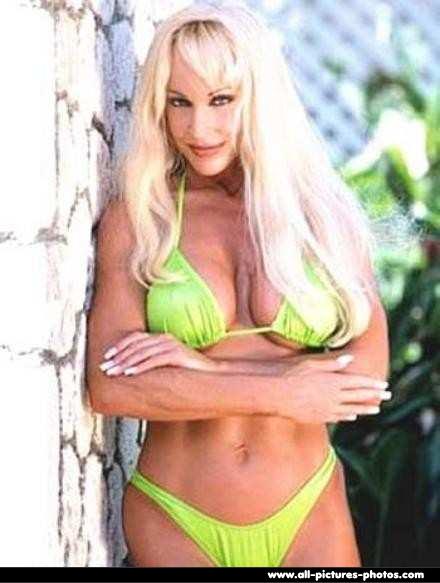 Debra Marshall in a bikini