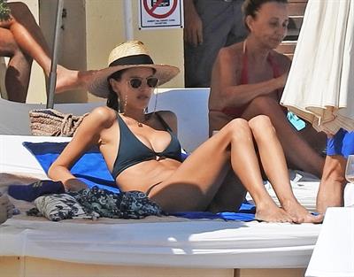 Alessandra Ambrosio in a bikini